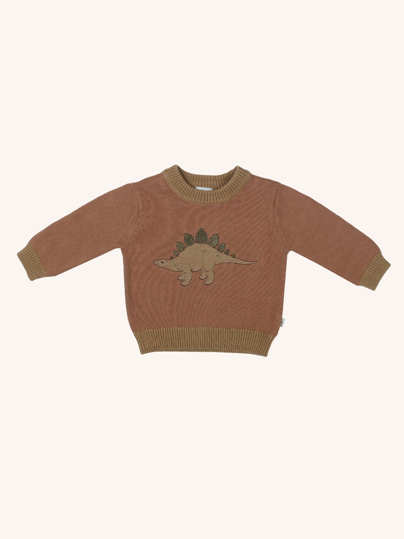 'Stegosaurus' Knit Jumper - Cedar