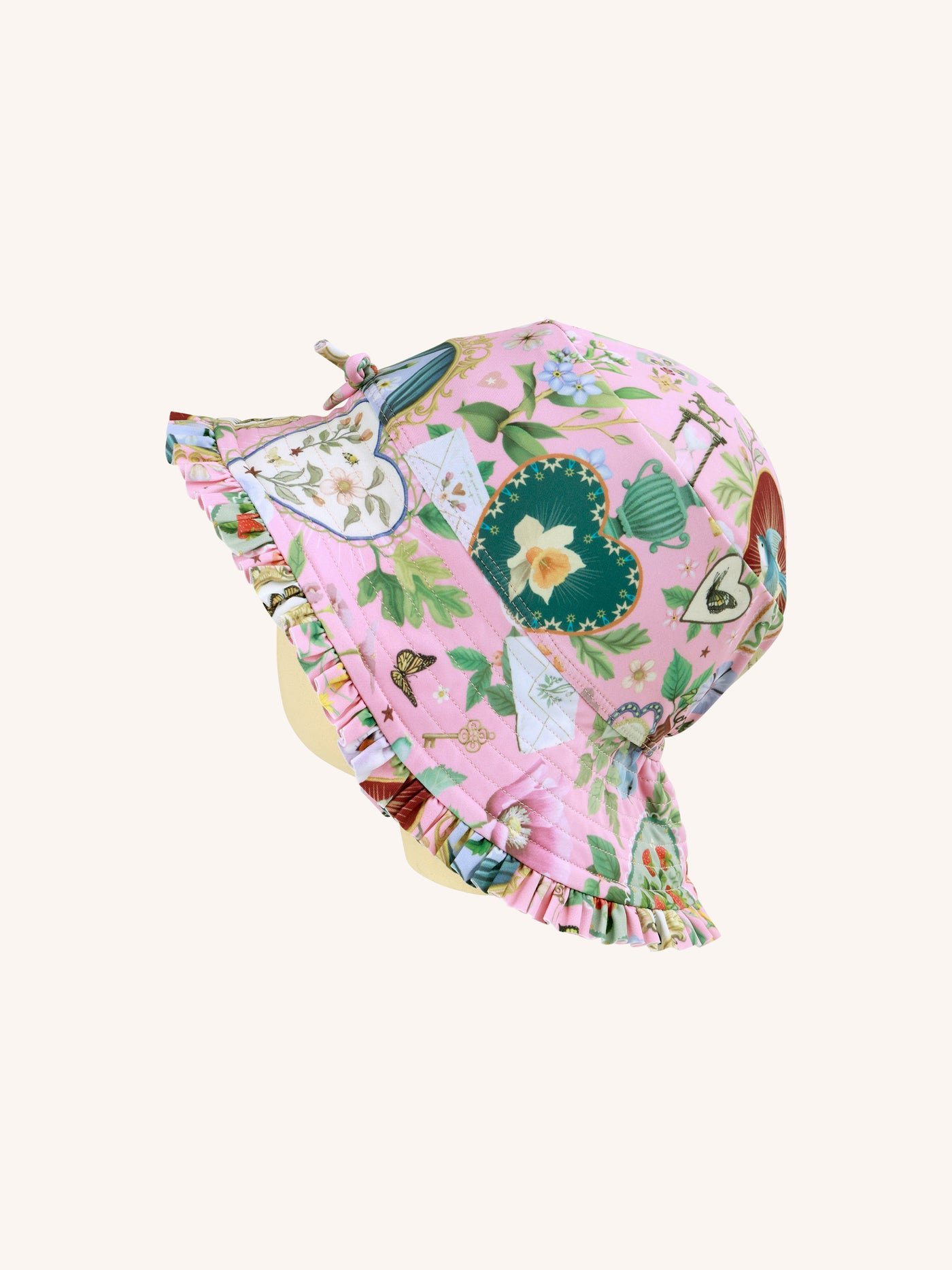 All my Hearts' Solis Swim Hat - Pink Love