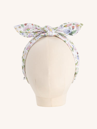 'Garden Ditsy' Sweetie Headband - Snow