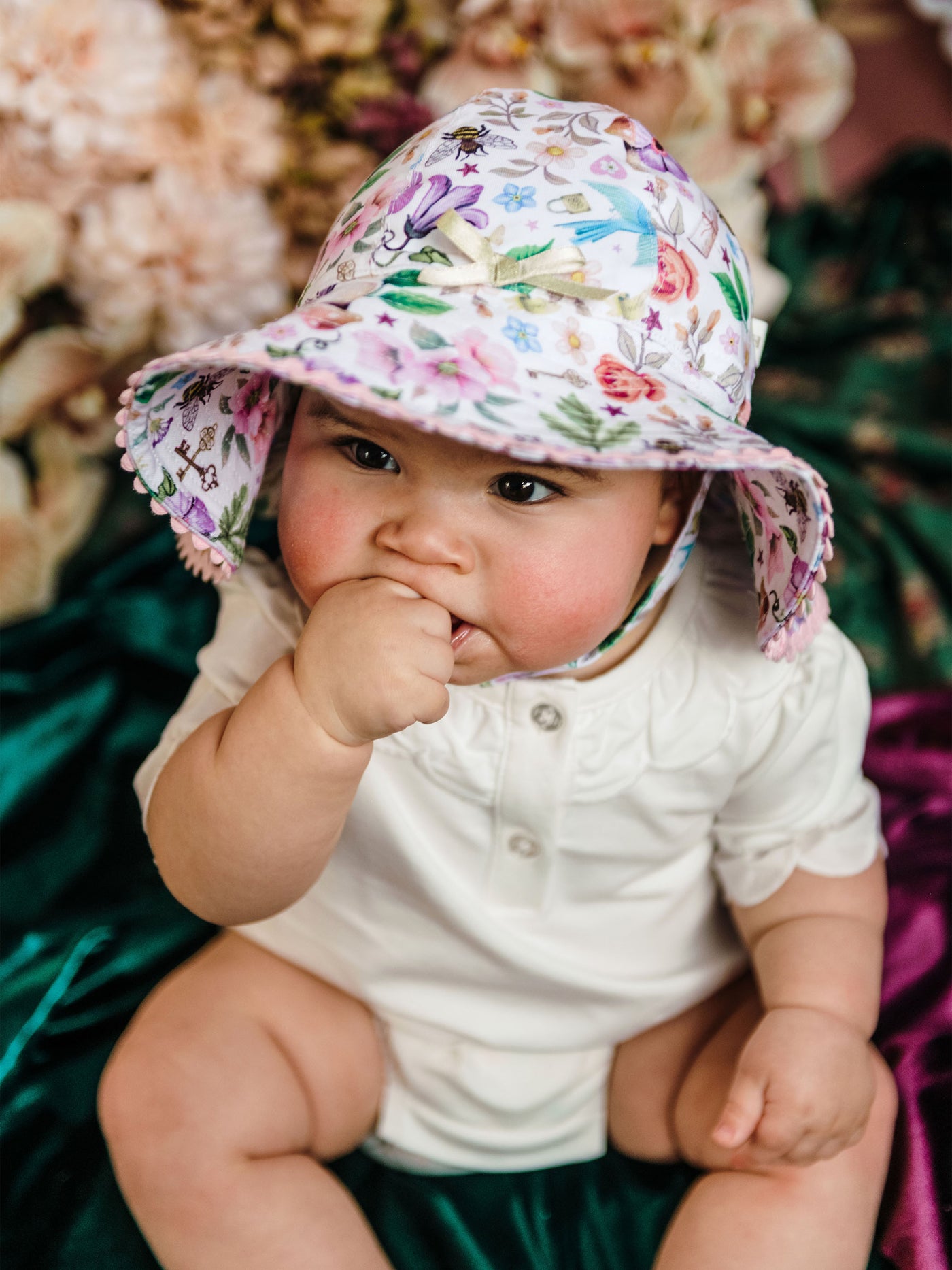 'Secret Diary' Sunday Baby Hat - Egret