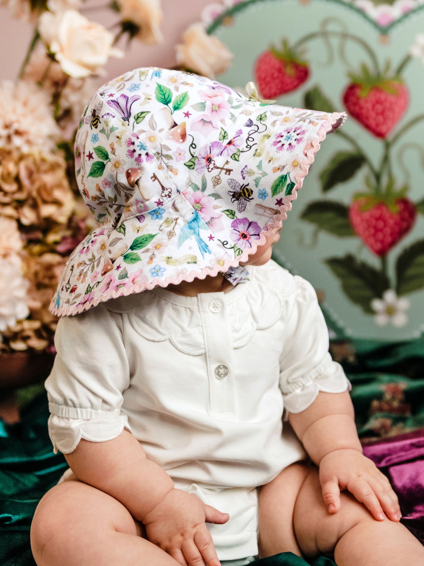 'Secret Diary' Sunday Baby Hat - Egret
