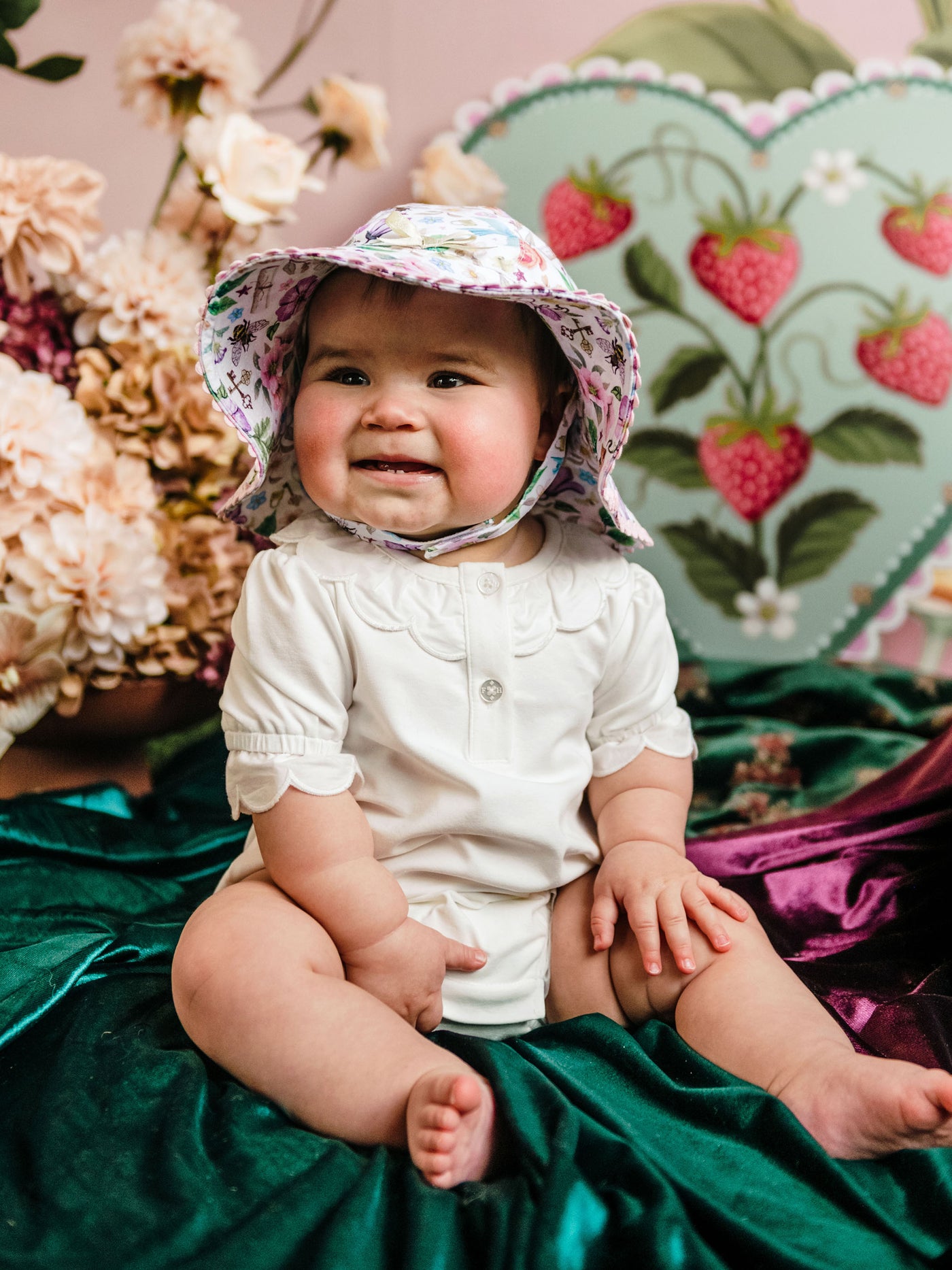 'Secret Diary' Sunday Baby Hat - Egret