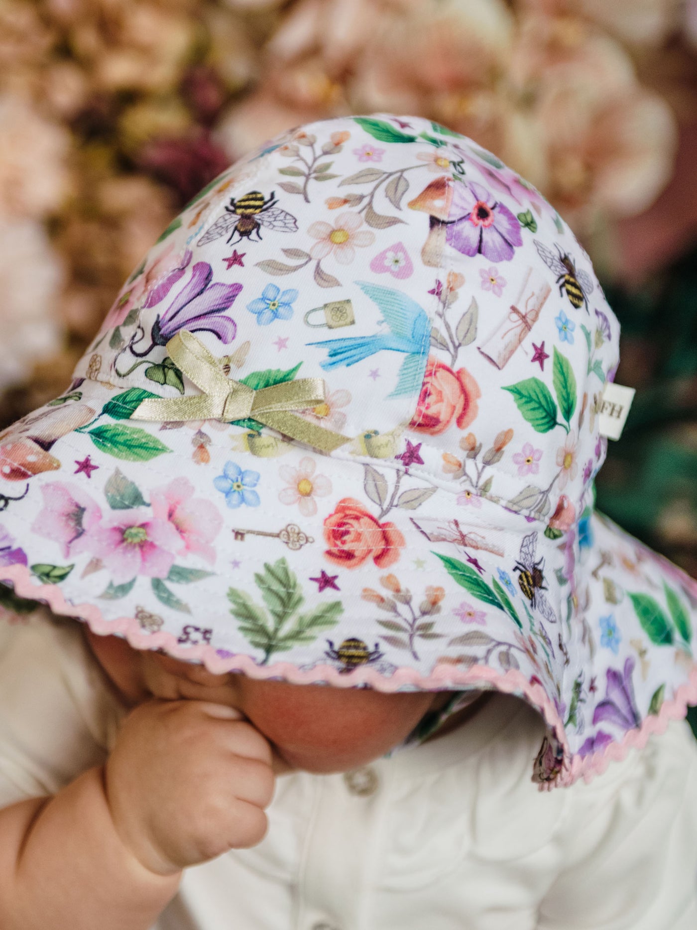 'Secret Diary' Sunday Baby Hat - Egret
