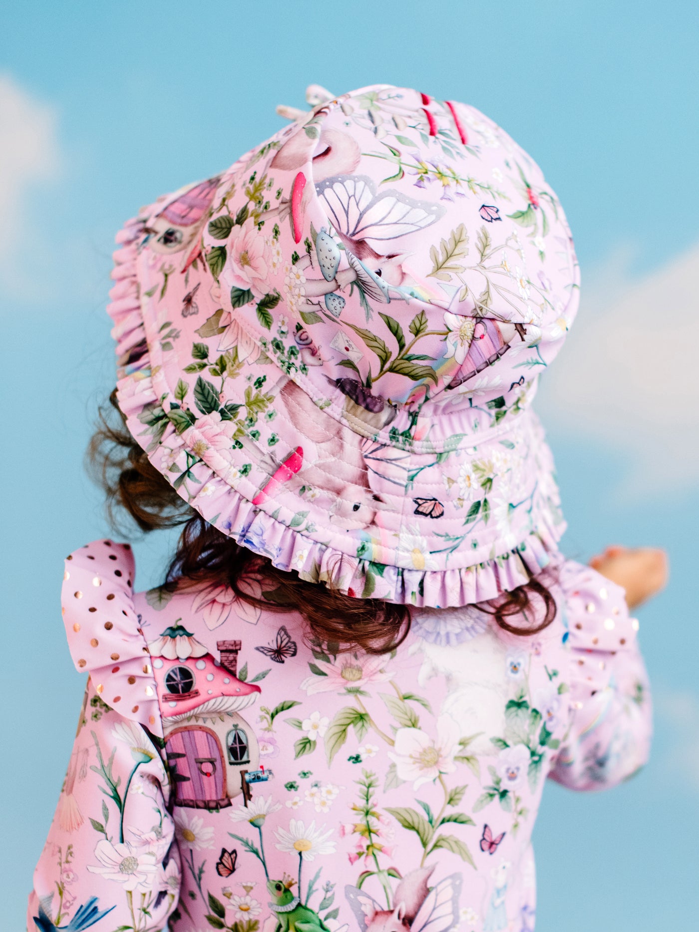 'Fairyland' Swim Hat - Pink Lavender