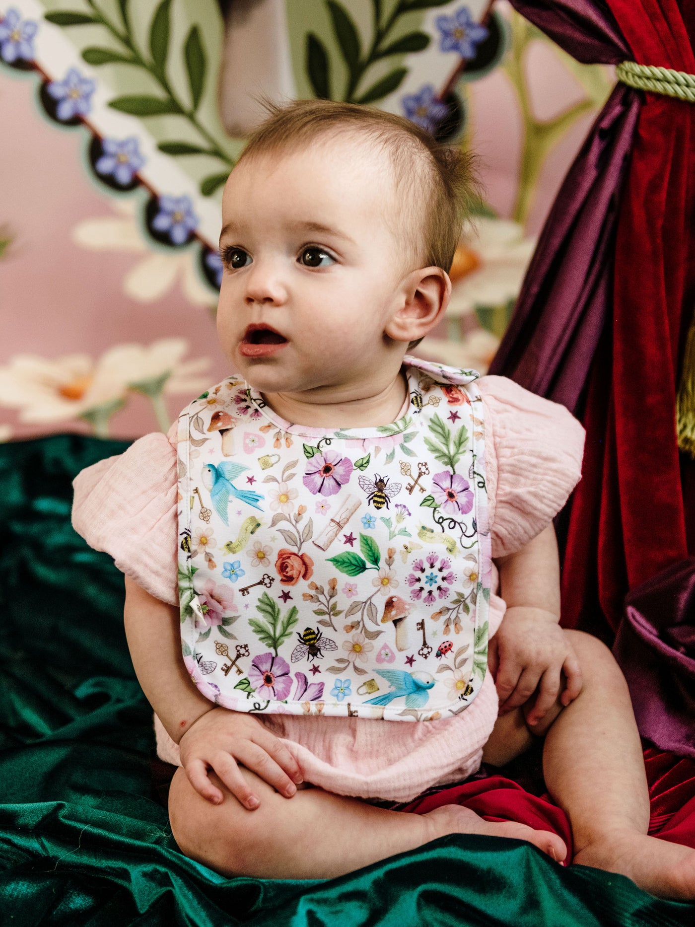 'Secret Diary' Dandy Duo Bibs - 2 Pack - Egret