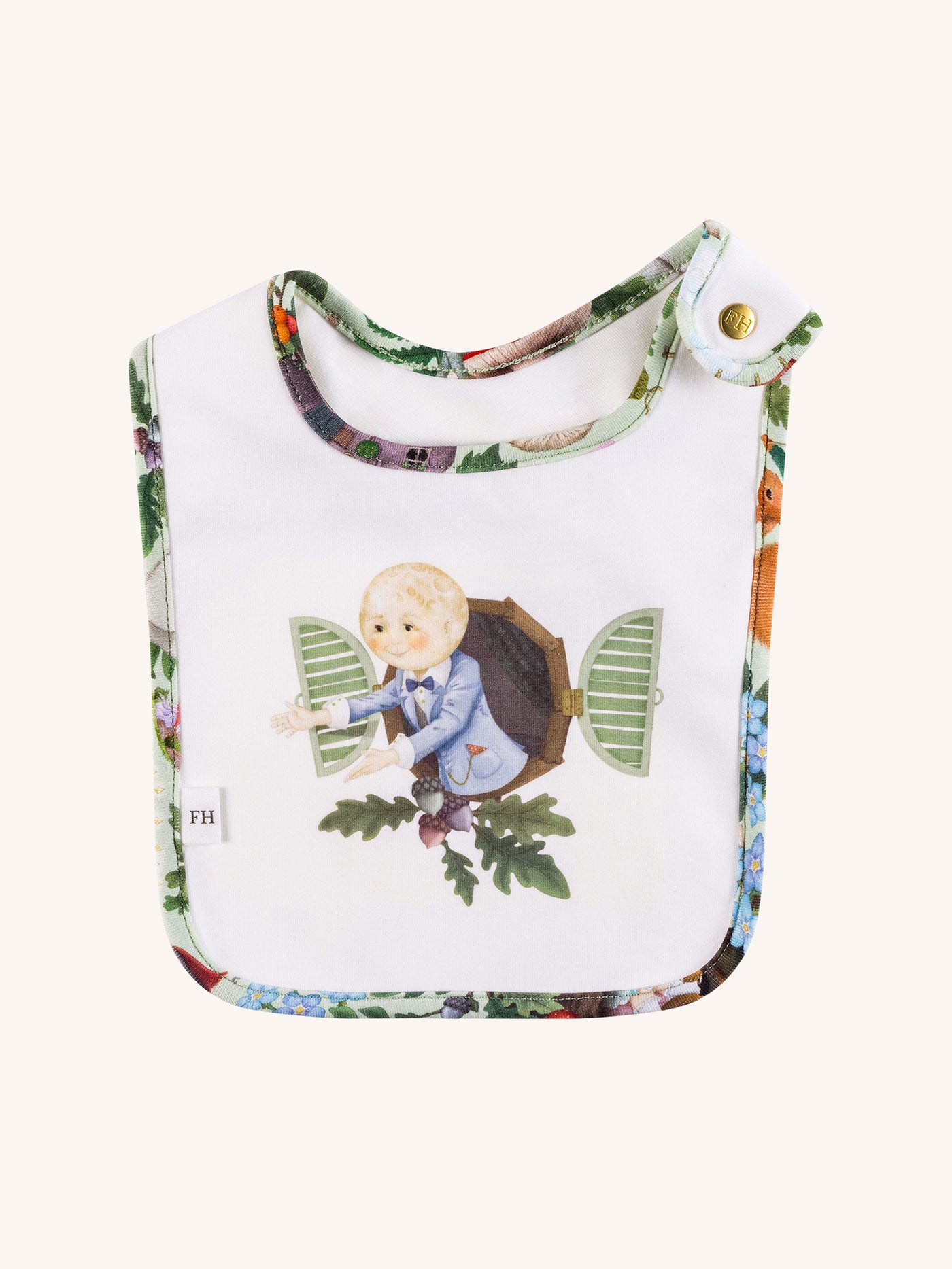 'The Faraway Tree' Dandy Duo Bibs - Porcelain