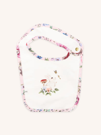 'Garden of Dreams' Dandy Duo Bib Set - Peach