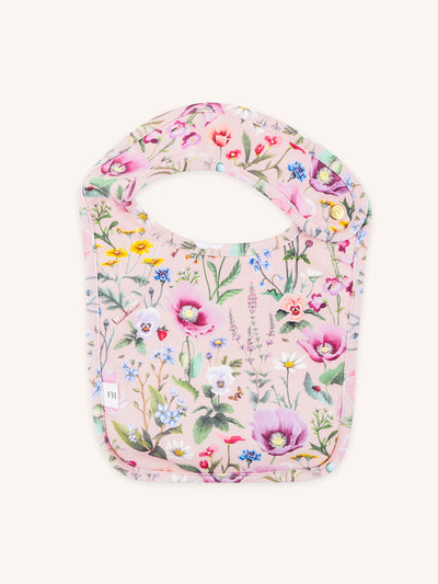 'Garden of Dreams' Dandy Duo Bib Set - Peach