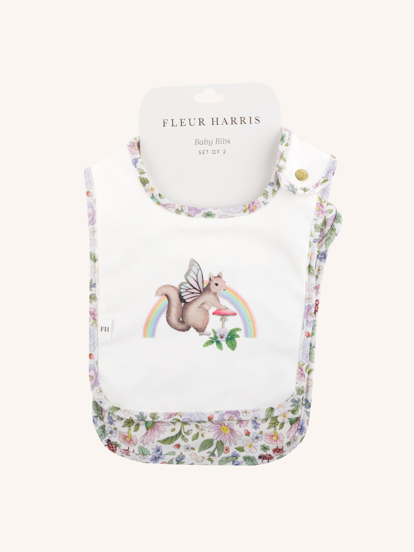 'Garden Ditsy' Dandy Duo Bib