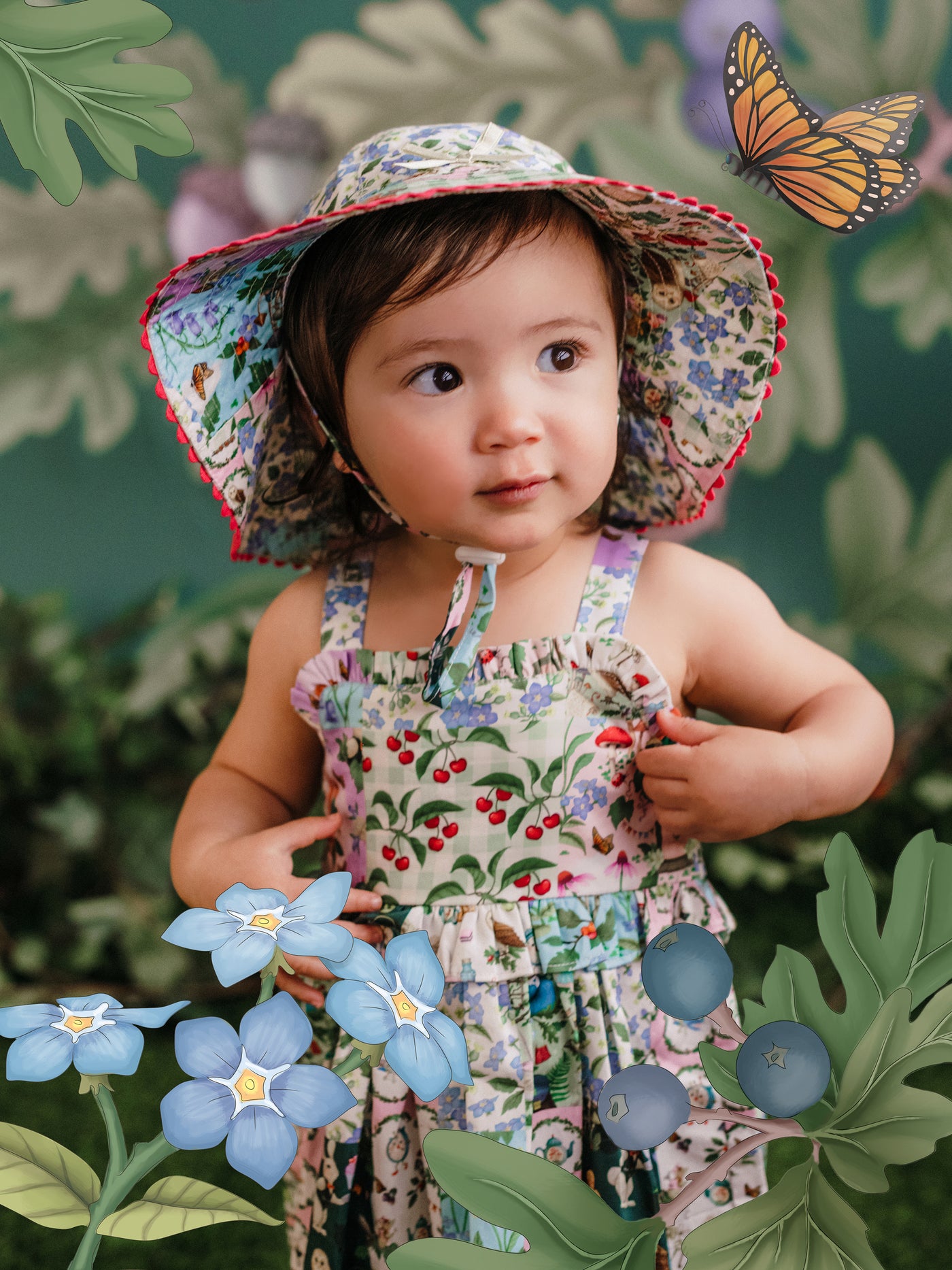 'The Magic Faraway Tree' Summer Baby Hat - Patchwork