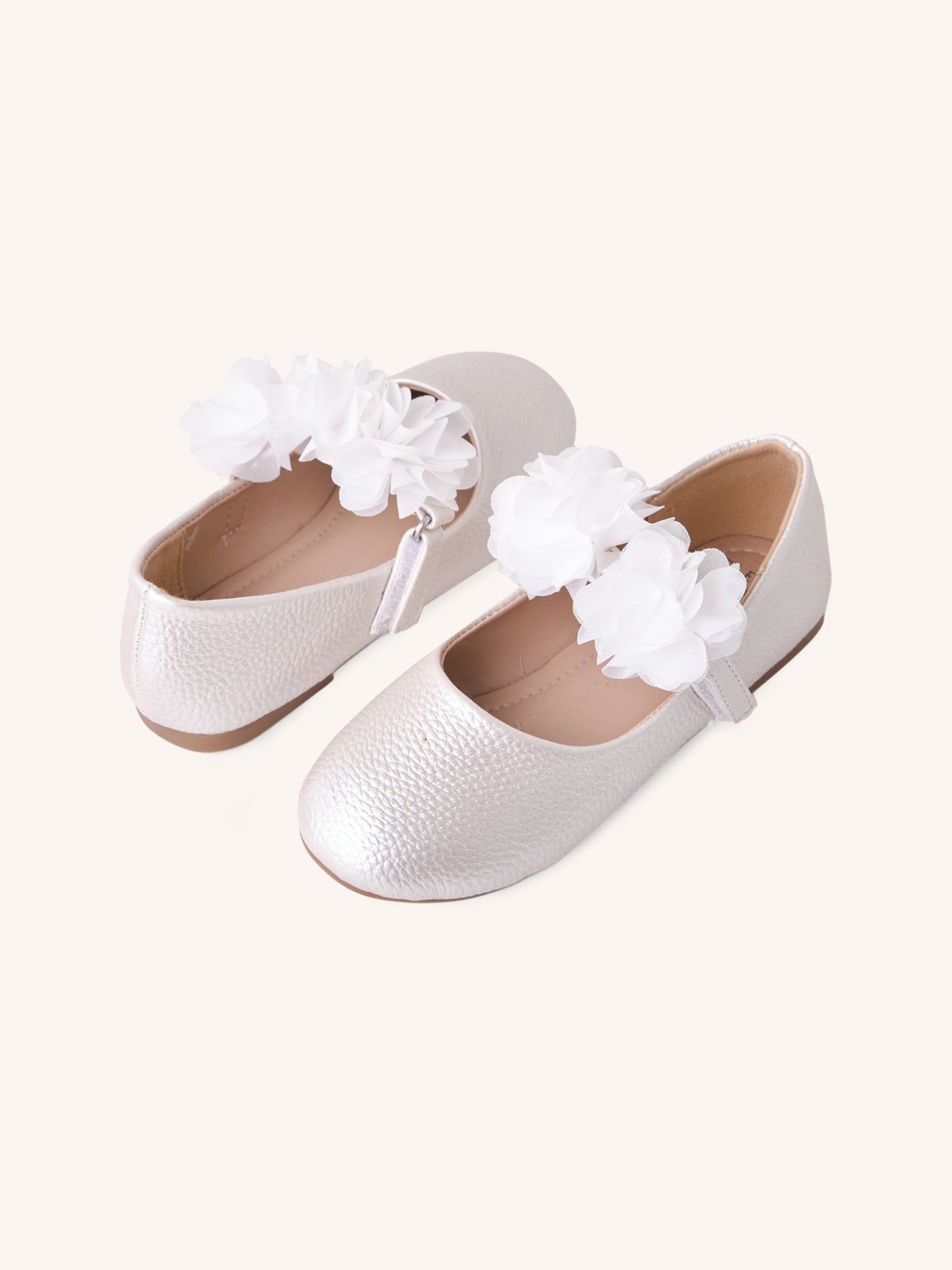 Flower Ballet Shoe - Pearl