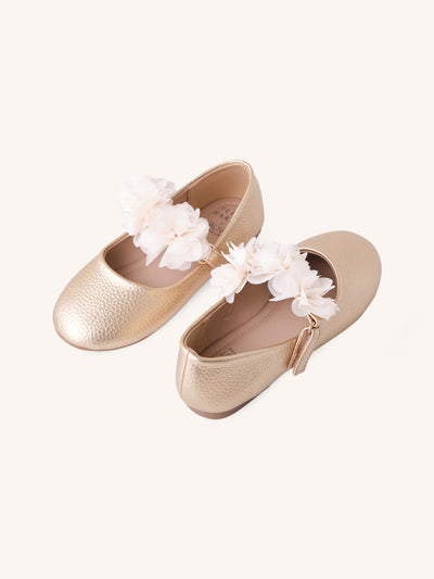 Flower Ballet Shoe - Rose
