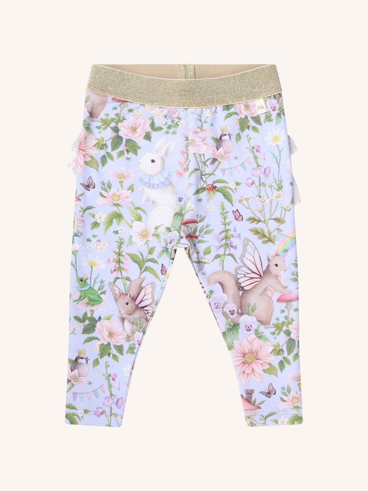 'Fairyland' Fabulous Frilled Legging - Cornflower