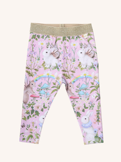 'Fairyland' Fabulous Frilled Legging - Pink Lavender