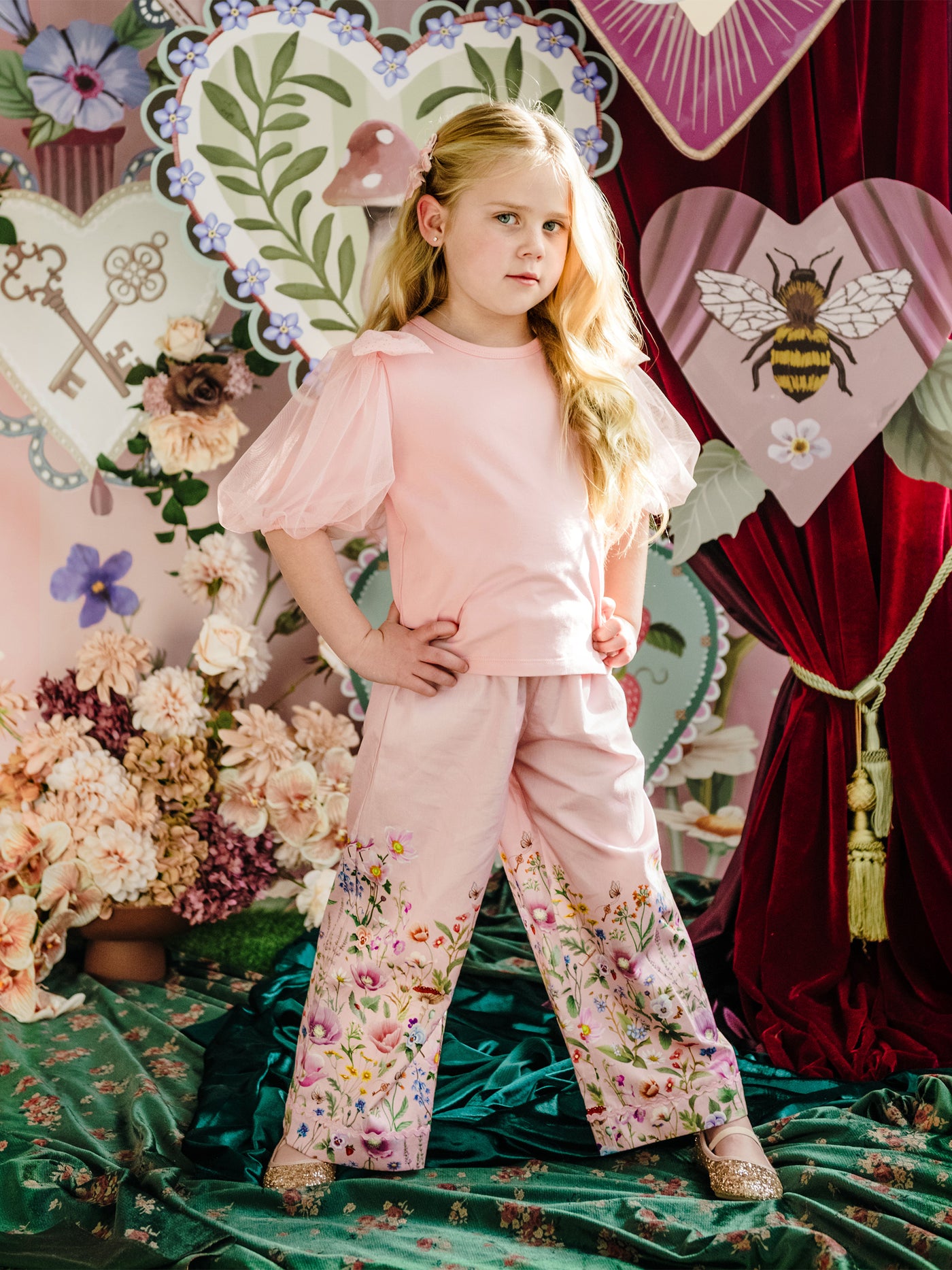 'Garden of Dreams' Meadow Pant - Pink