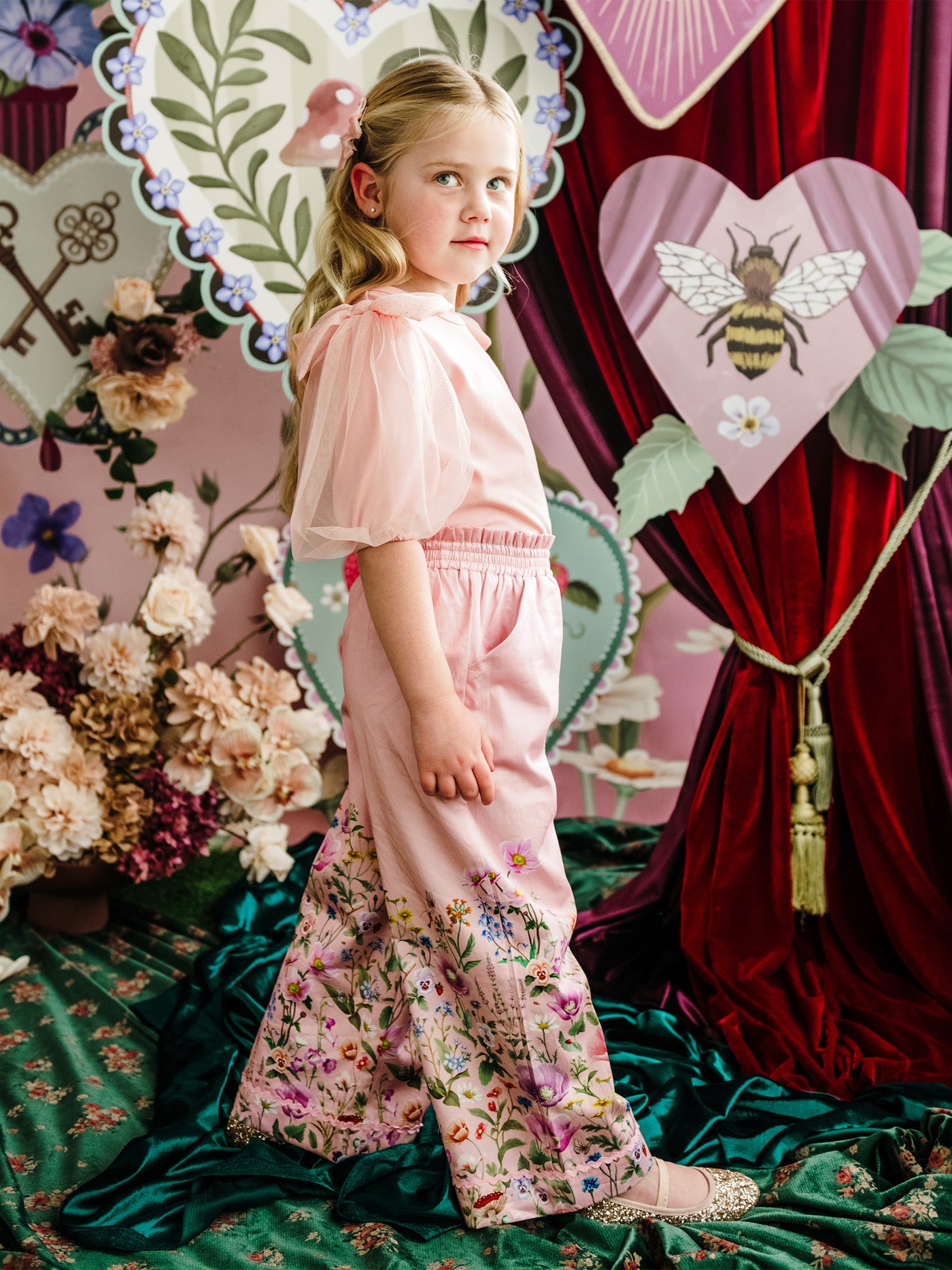 'Garden of Dreams' Meadow Pant - Pink