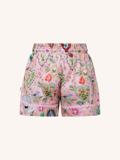 'All my Hearts' Amore Short - Parfait Pink