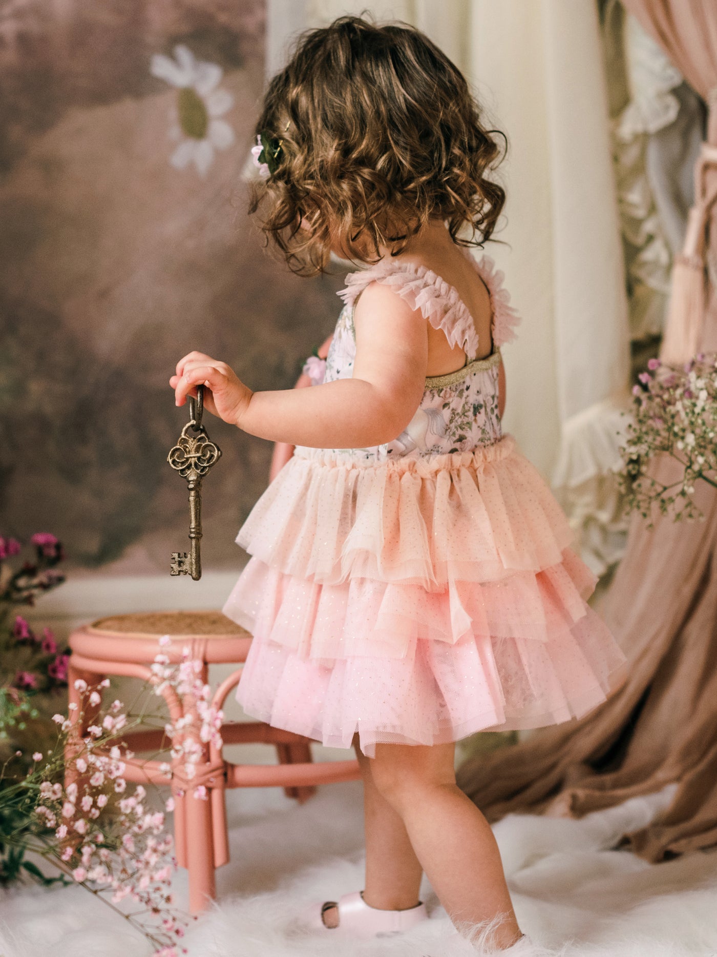 'Field of Dreams' Flutter Tutu Dress - Baby - Candy Pink