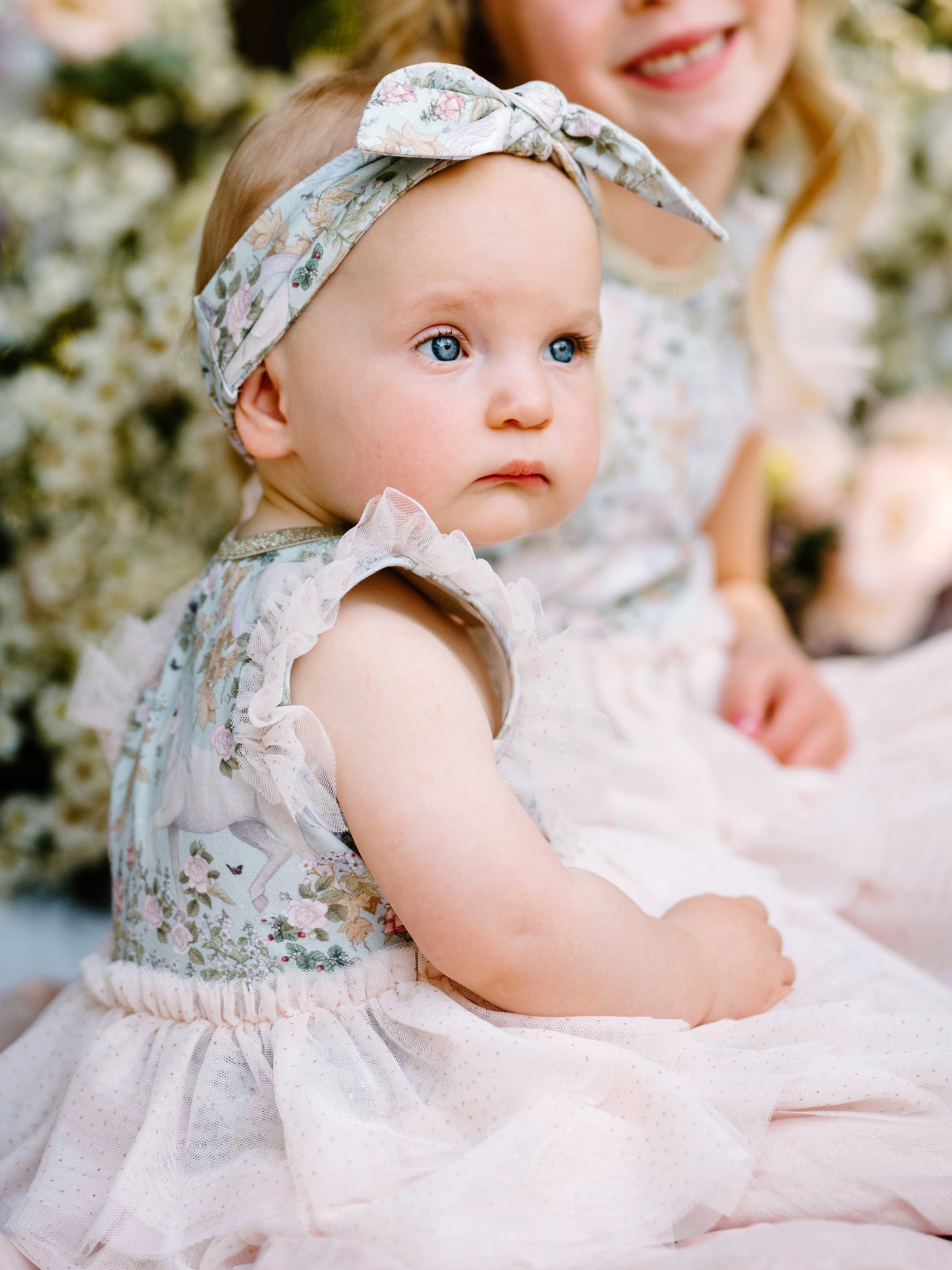 'Field of Dreams' Signature Tutu Dress - Baby - Soft Aqua