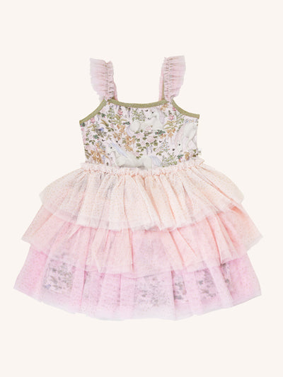 'Field of Dreams' Flutter Tutu Dress - Candy Pink