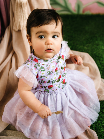 'All my Hearts' Dreamy Tutu Bodysuit Dress - Violet