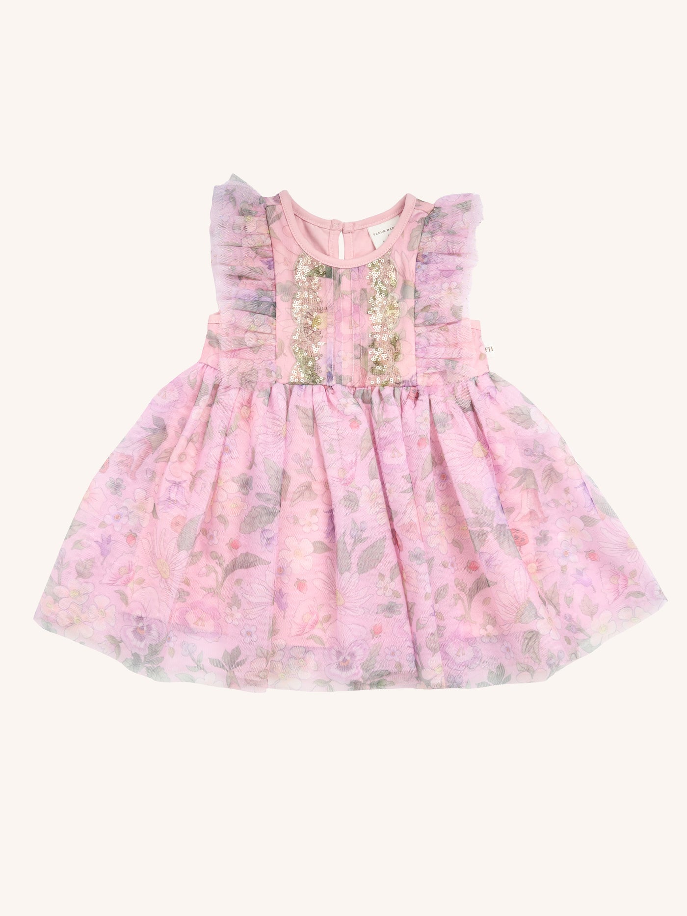 'Garden Ditsy' Darling Frill Dress