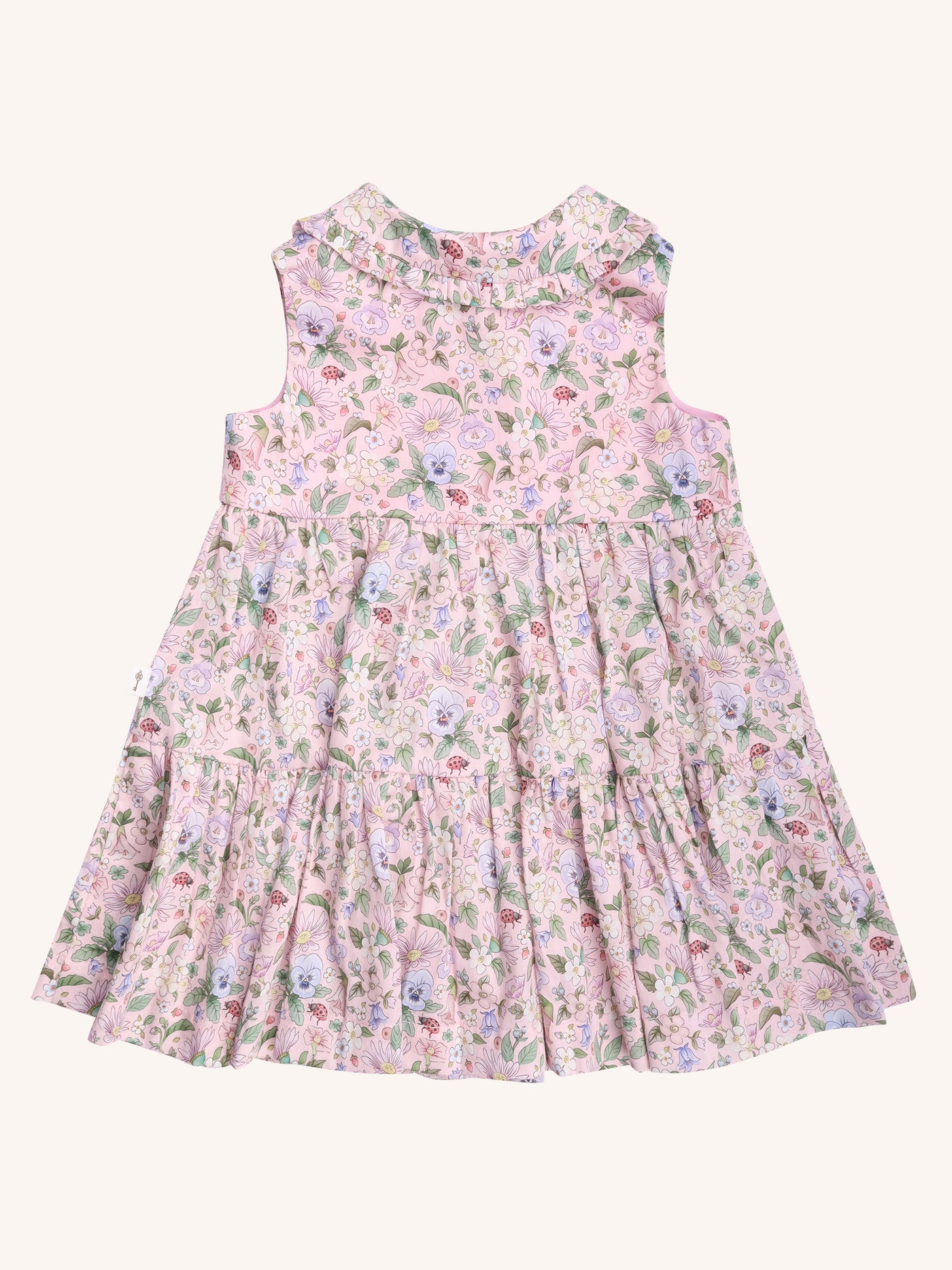 'Garden Ditsy' Admired Dress - Strawberry Cream