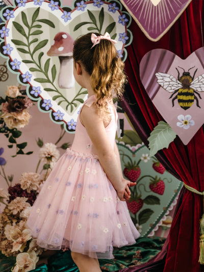 'All my Hearts' Bonnie Bow Dress - Blossom