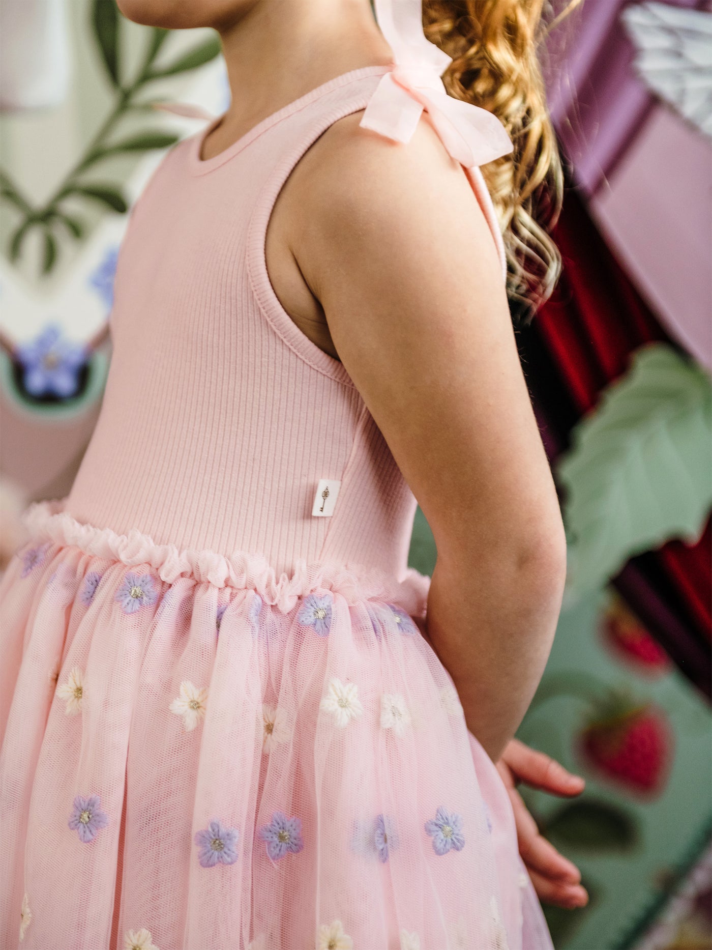 'All my Hearts' Bonnie Bow Dress - Blossom