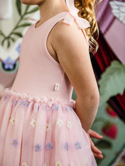 'All my Hearts' Bonnie Bow Dress - Blossom