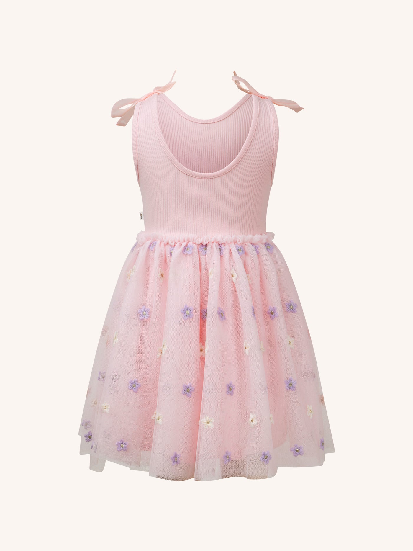 'All my Hearts' Bonnie Bow Dress - Blossom