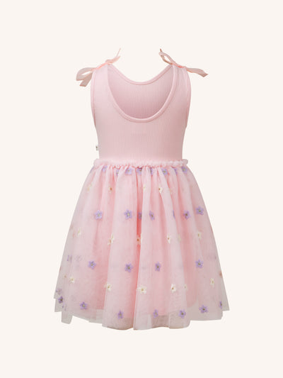 'All my Hearts' Bonnie Bow Dress - Blossom