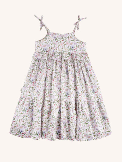 'Garden Ditsy' Flossy Dress - Snow