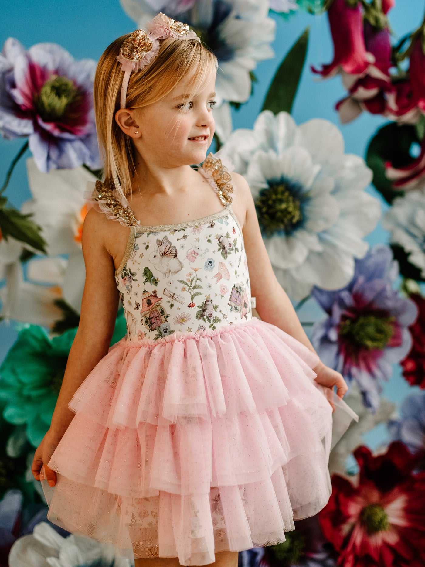 'Mini Fairyland' Signature Strappy Tutu Dress