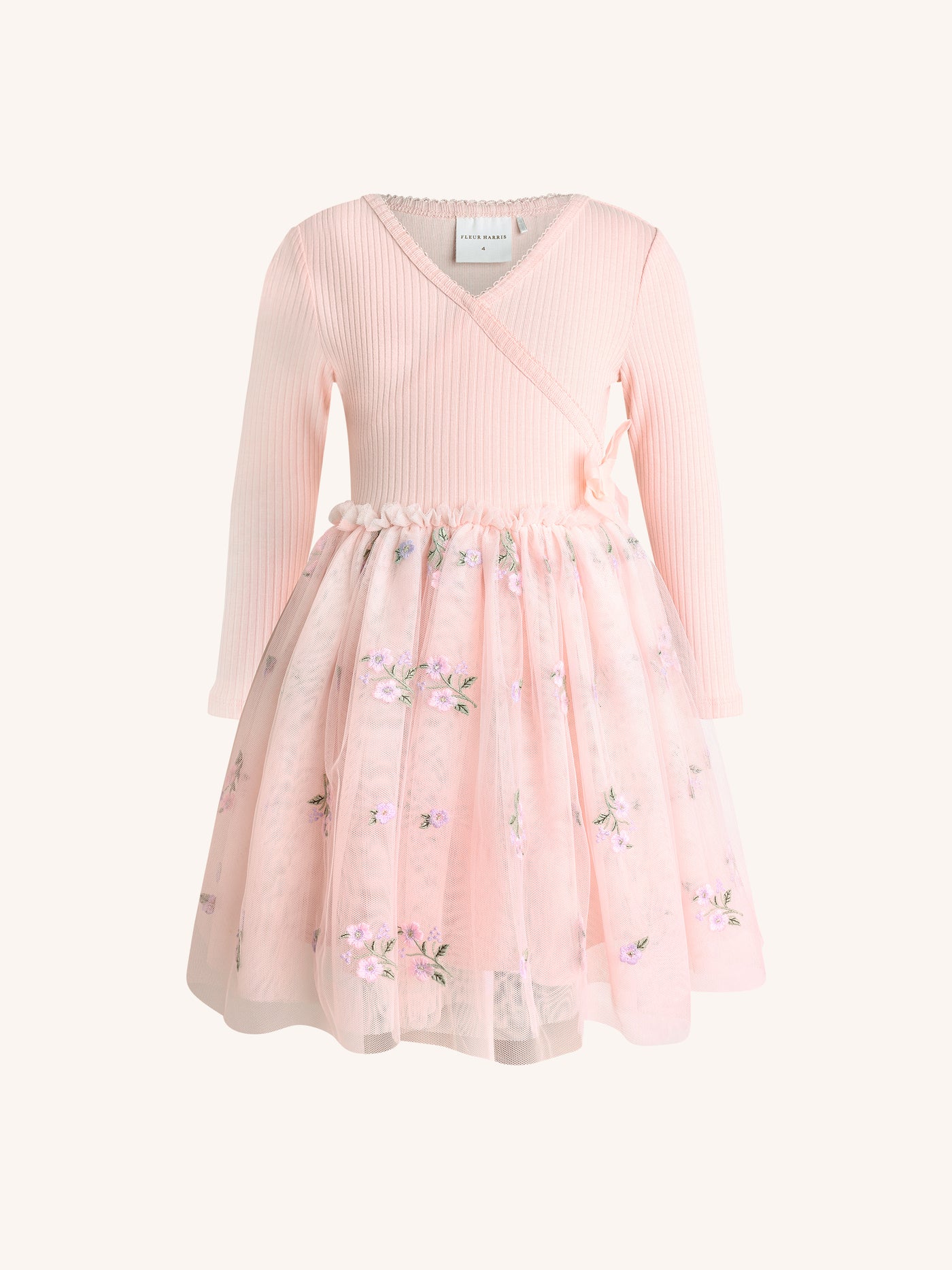 Bouquet Tutu Dress - Peach