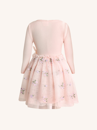 Bouquet Tutu Dress - Peach