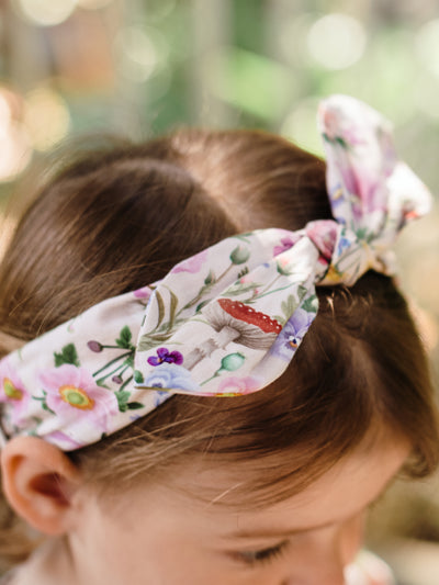 'Garden of Dreams' Dress & Headband Set - Taupe