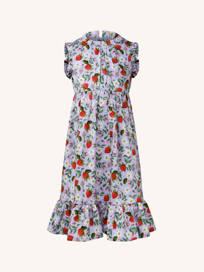 'Hearts Floral' Alouette Dress - Violet