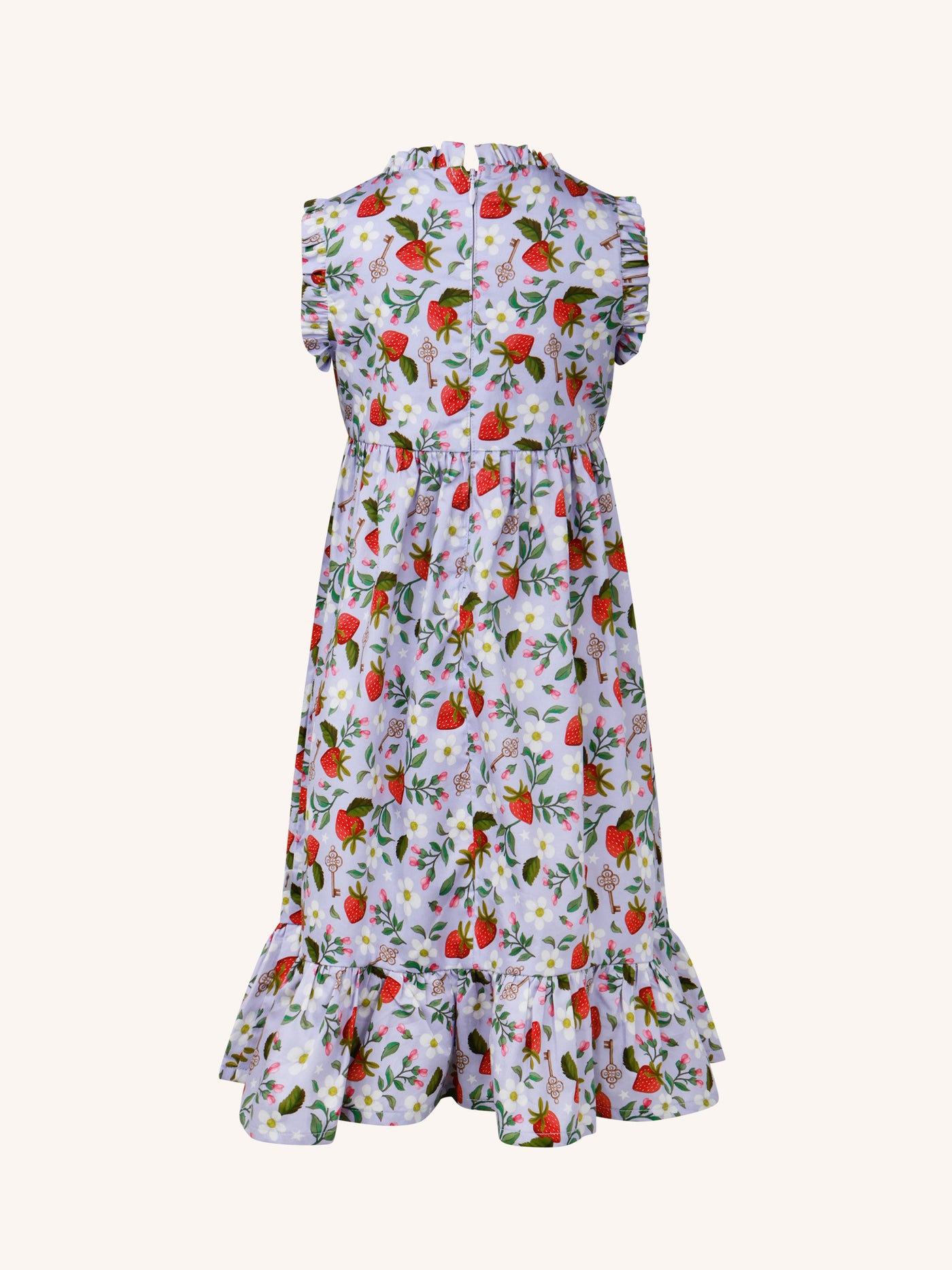 'Hearts Floral' Alouette Dress - Violet