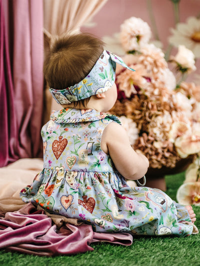 All my Hearts' Flossie Dress - Powder Blue