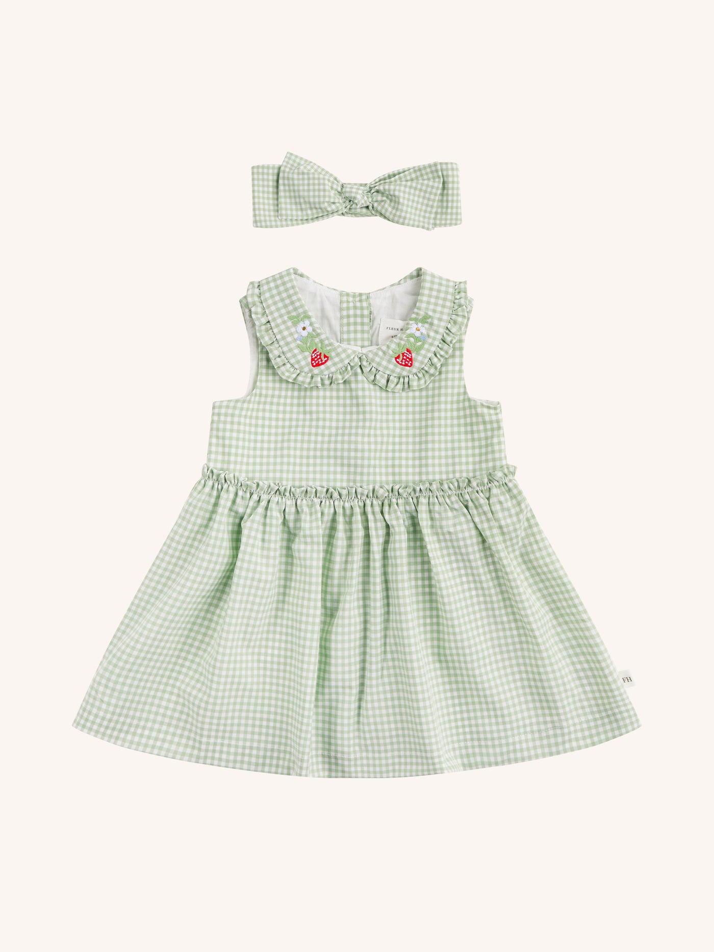 Dollie Dress & Headband Set - Minty
