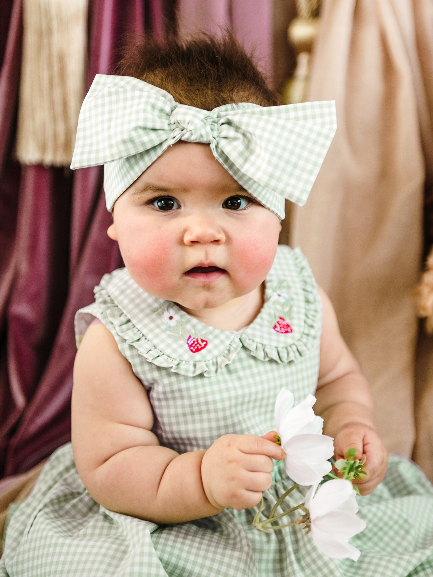 Dollie Dress & Headband Set - Minty