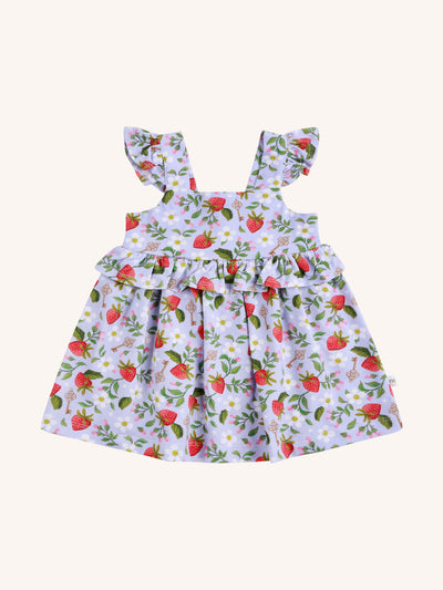 'Hearts Floral' Cornelia Dress - Violet