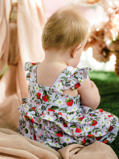 'Hearts Floral' Cornelia Dress - Violet