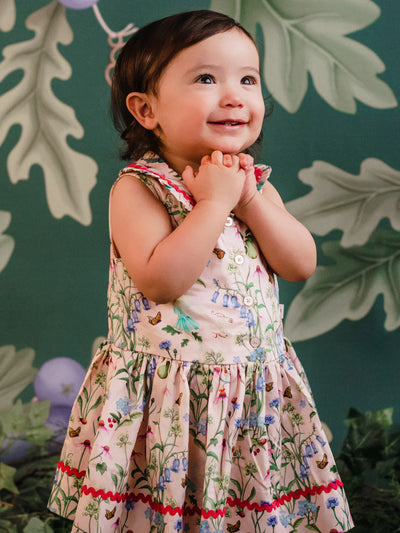 'Faraway Friends' Winsome Baby Dress  - Sugar Pink