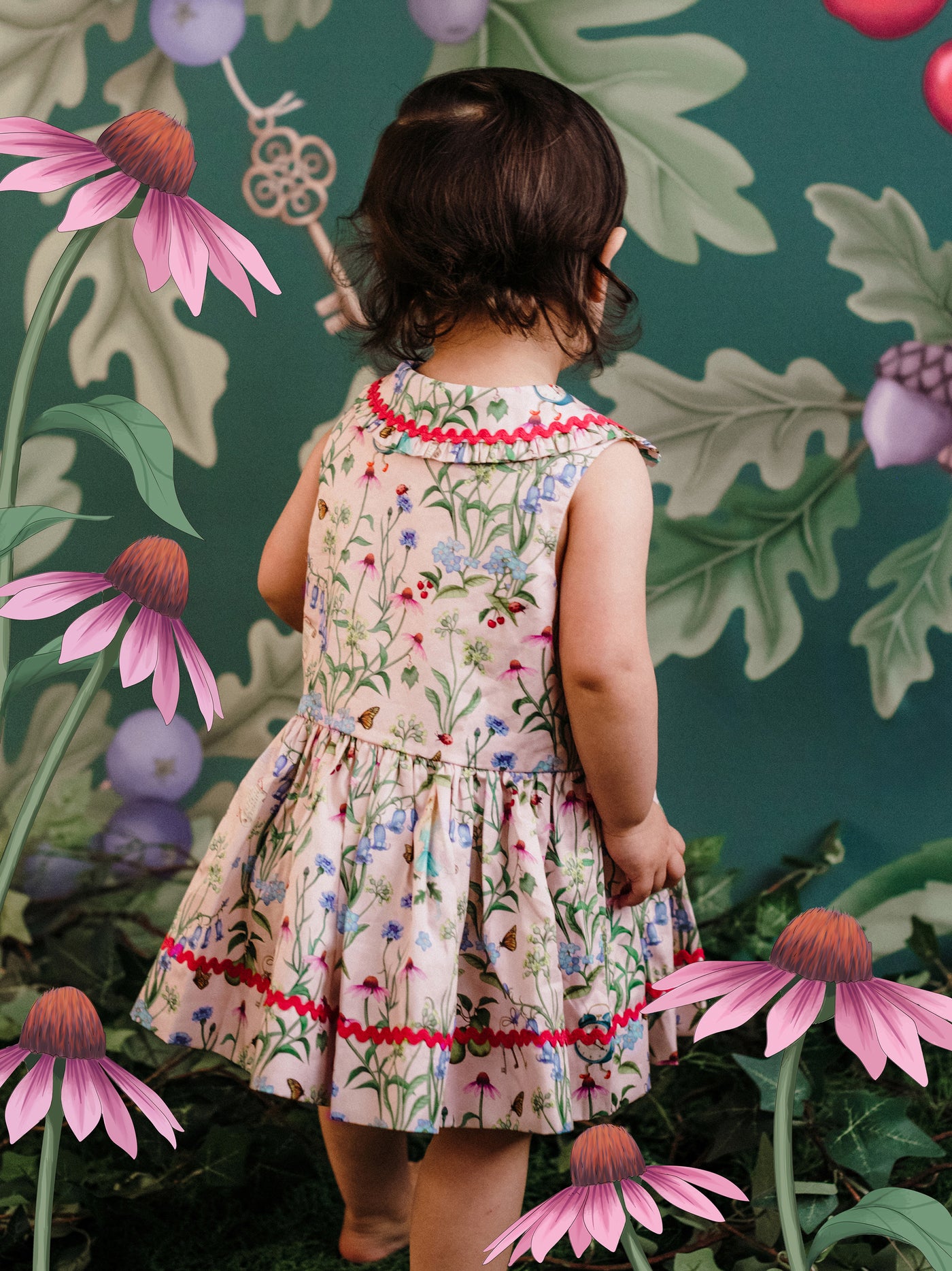 'Faraway Friends' Winsome Baby Dress  - Sugar Pink