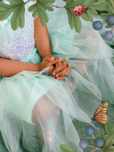 'The Magic Faraway Tree' Fancy Fairy Dress - Aqua Sky