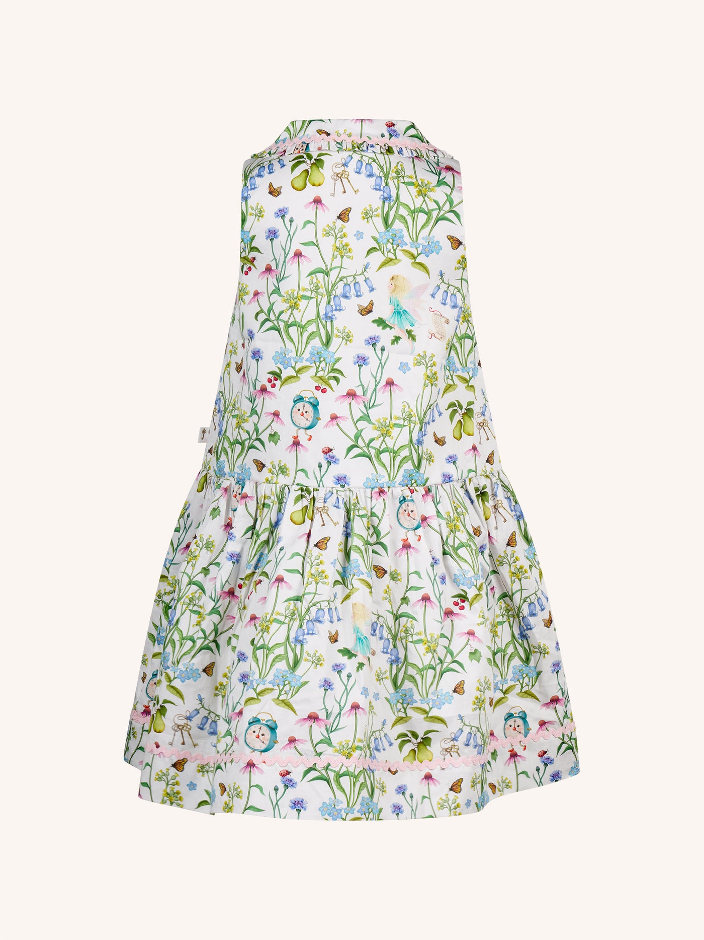 'Silky's Floral' Winsome Dress - Snow
