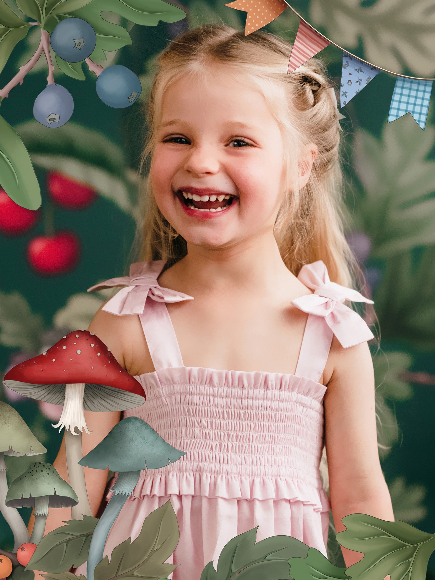 'Enchanted Garden' Faraway Dress  - Sugar Pink