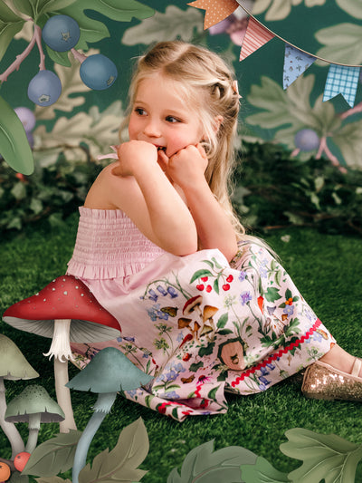 'Enchanted Garden' Faraway Dress  - Sugar Pink